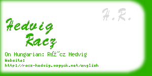 hedvig racz business card